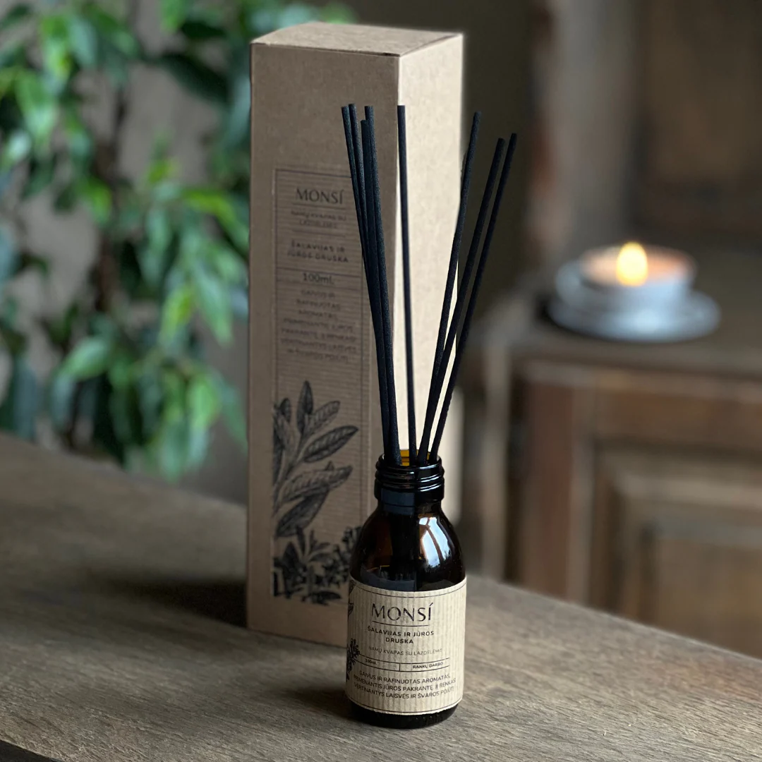 Namų kvapas - Šalavijas ir jūros druska (100ml)