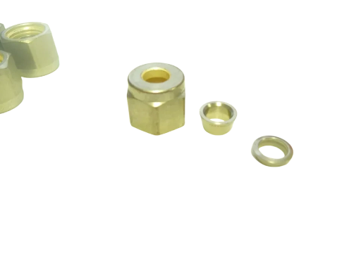 Swagelok Nut & Ferrule Set untuk Tubing 1/4 Inch – SS-400-NFSET