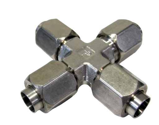 Hylok Union Cross Tee 6mm Tube SS316 