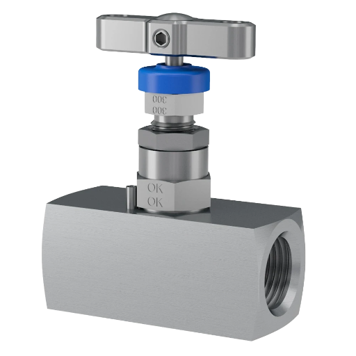 Parker Needle Valve HNVS4FF 1/4" FNPT x 1/4" FNPT SS316