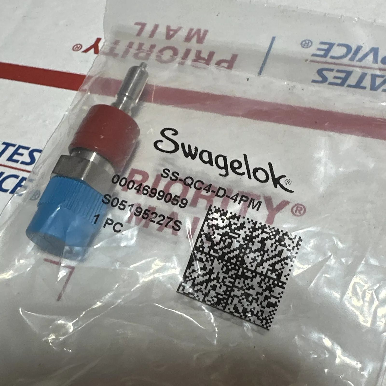 Swagelok Quick Coupler SS-QC4-D-4PM – 1/4" SS316