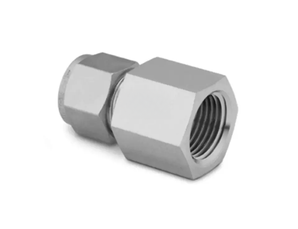Female Connector – 1/4" OD x 1/4" FNPT, SS316