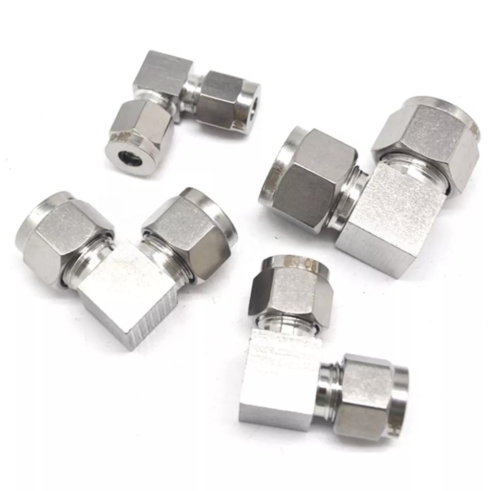 Union Elbow – 28 mm Tube x 28 mm Tube, SS304, Double Ferrule