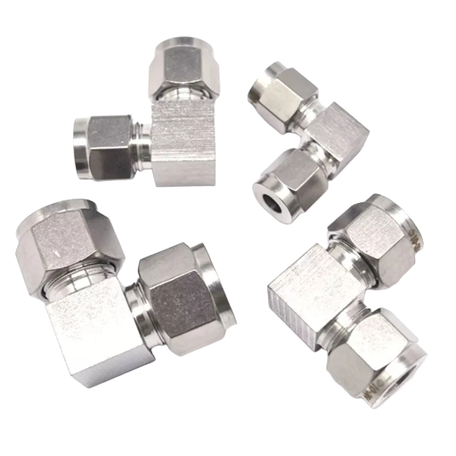 Union Elbow – 28 mm Tube x 28 mm Tube, SS304, Double Ferrule