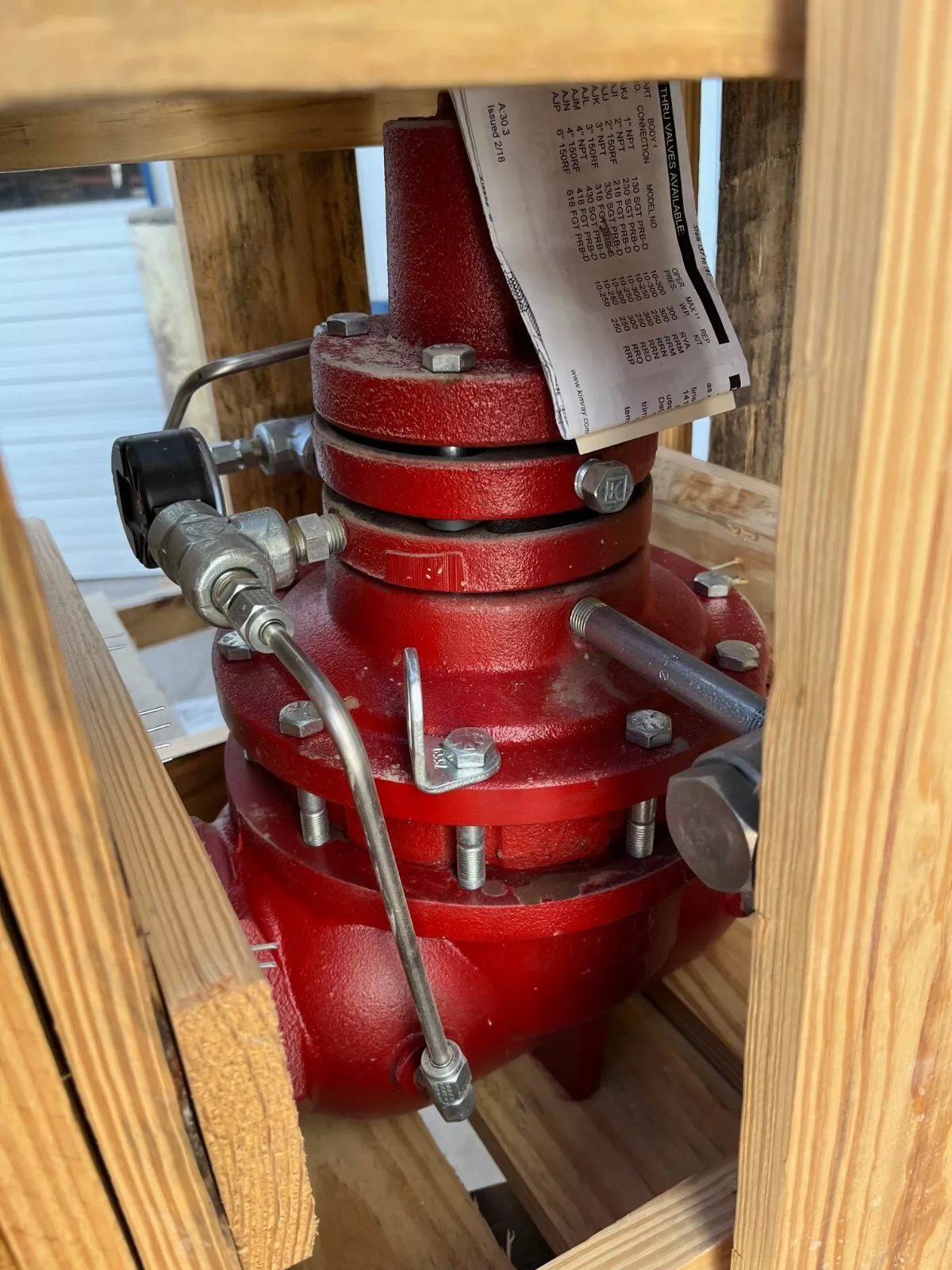 Kimray Gas Regulator 3" Threaded Model 330 SGT PR, Ductile Iron, 300 PSI