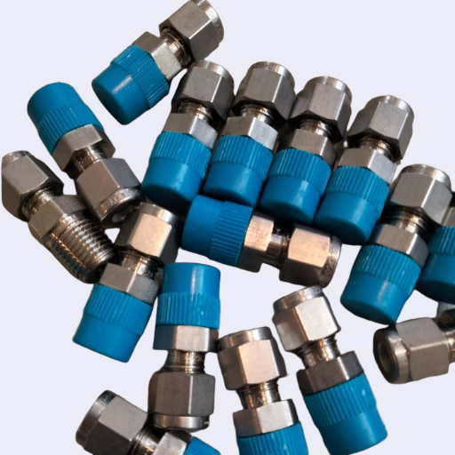 Swagelok SS-400-1-2 Male Connector, 1/4 in. Tube OD x 1/8 in. Male NPT