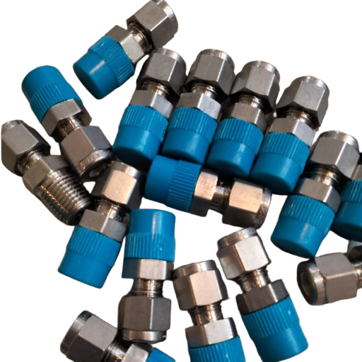 Swagelok SS-400-1-2 Male Connector, 1/4 in. Tube OD x 1/8 in. Male NPT