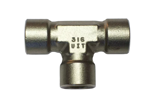 Hansun Tee Female 1/4" NPT SS316