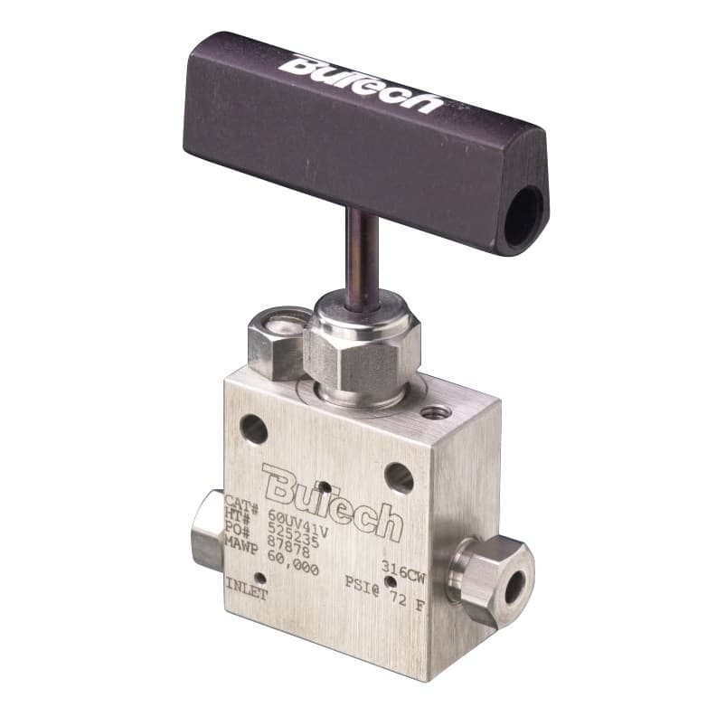 Butech Needle Valve 1/4" OD