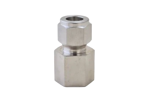 Female Connector 3/8" OD x 3/8" NPTF – SS316