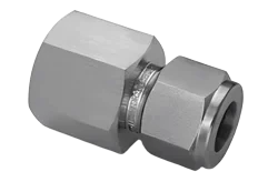 Female Connector 3/8" OD x 3/8" NPTF – SS316