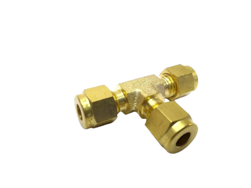 Dk-Lok Union Tee 3/8" OD - Brass