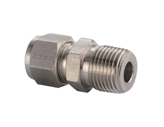 Parker Male Connector 1/2" OD x 1/2" BSP – SS316