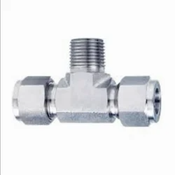 Swagelok Male Branch Tee 1/4" OD x 1/4" MNPT x 1/4" OD – SS316