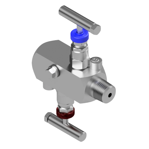 Alco Block and Bleed 1/2" MNPT x 1/2" FNPT 10.000 PSI 
