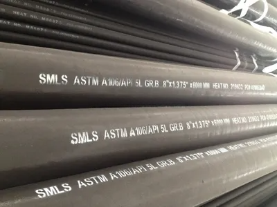 Pipa Baja Seamless 1/4" - 24" SCH 80 x 6M ASTM A106/A53/API 5L Gr. B