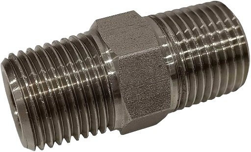 Hex Nipple 1/4" - 4" 3000# ASTM A105 - Lokal