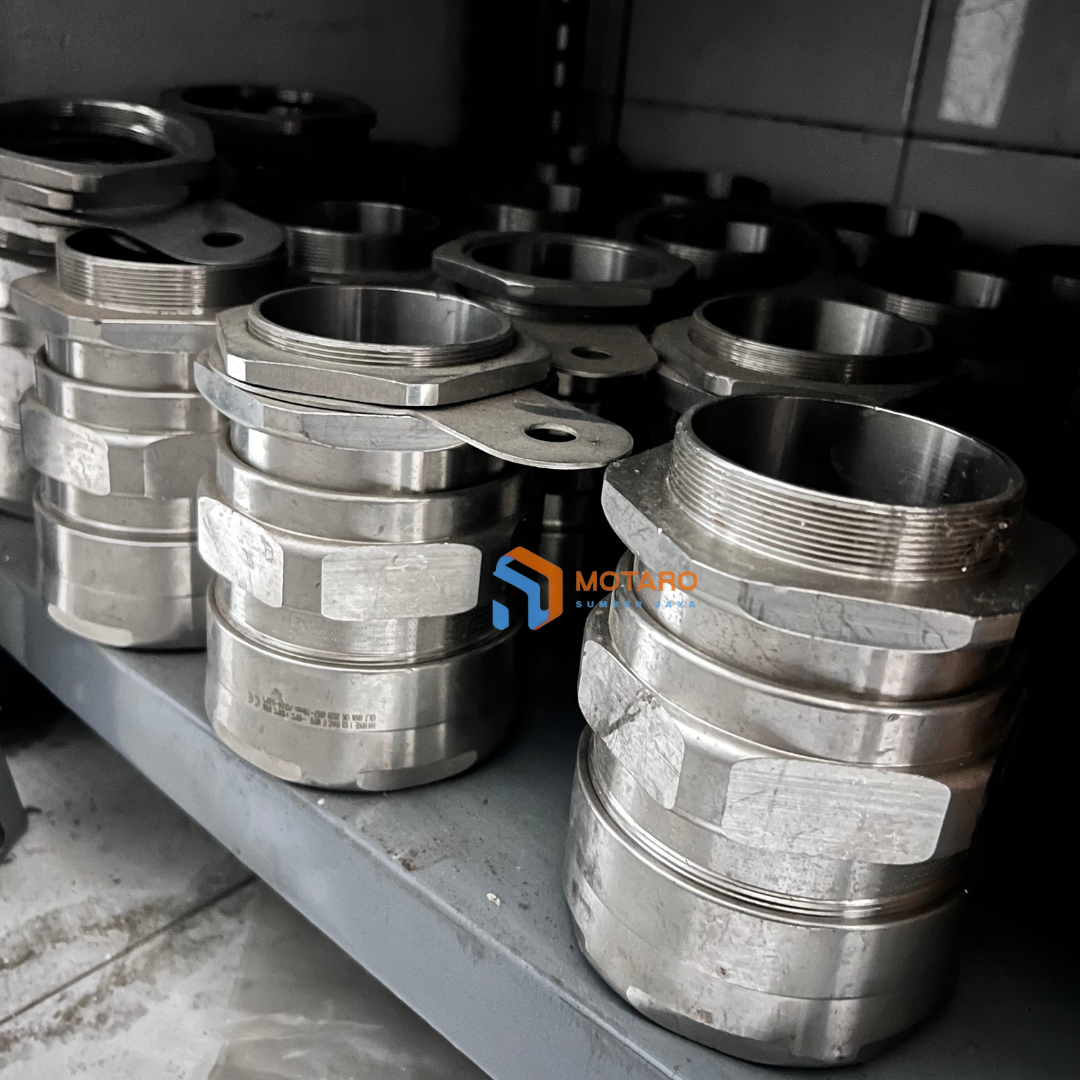 Agen - Cable Gland Hawke 153 RAC E M75 Metric SS / Nikel