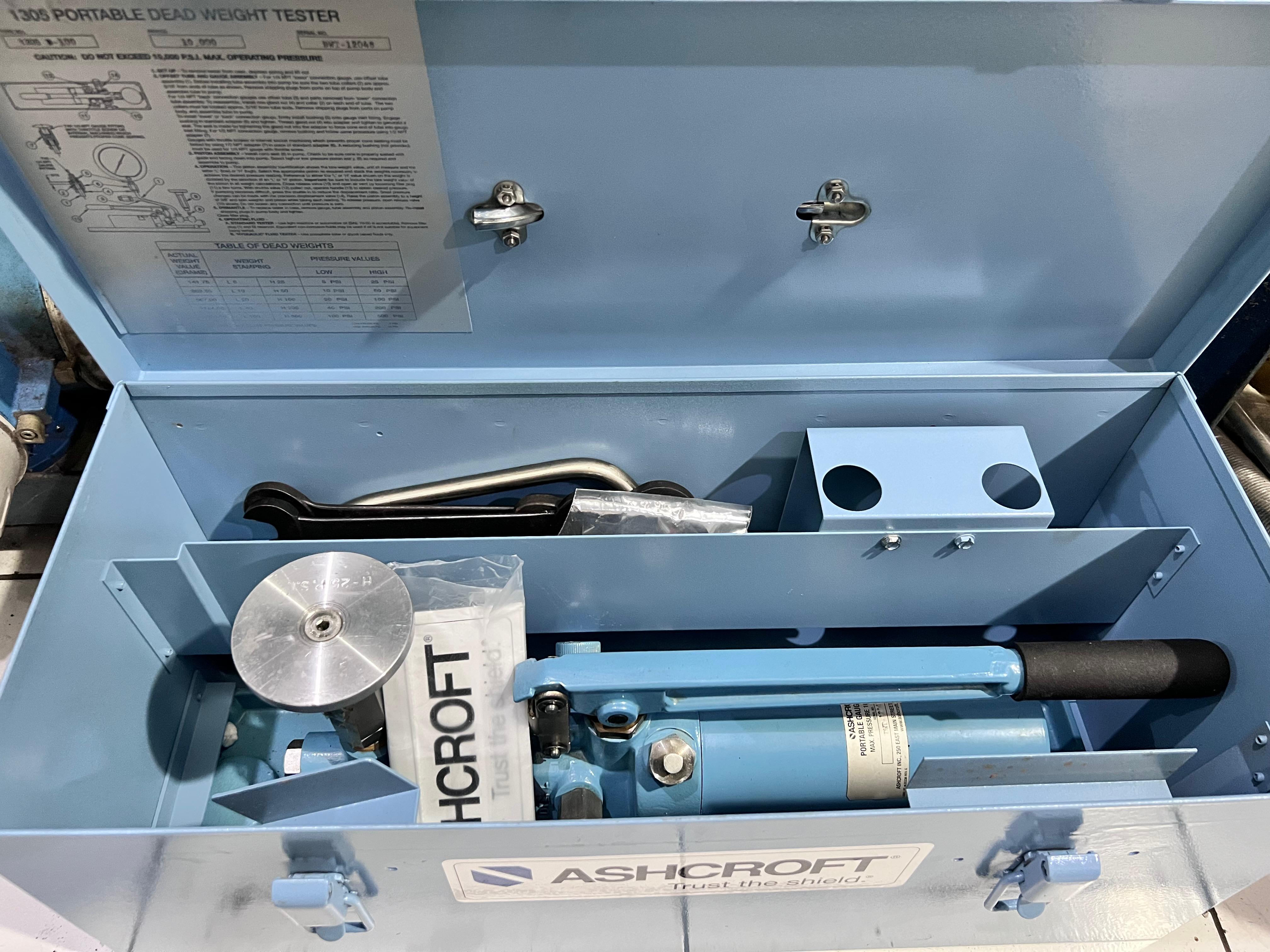 Supplier Ashcroft 1305 Portable Dead Weight Tester