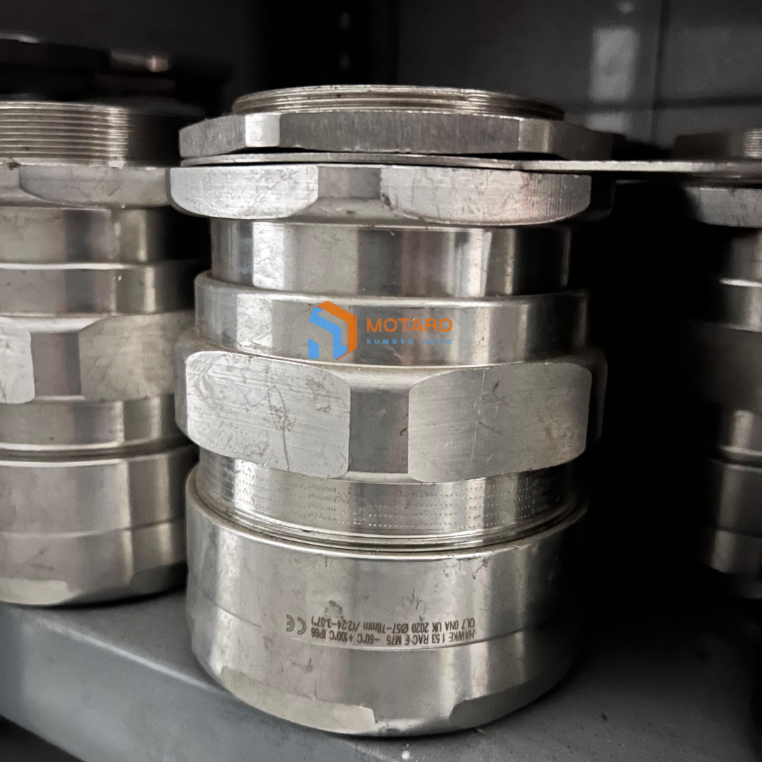 Agen - Cable Gland Hawke 153 RAC E M75 Metric SS / Nikel