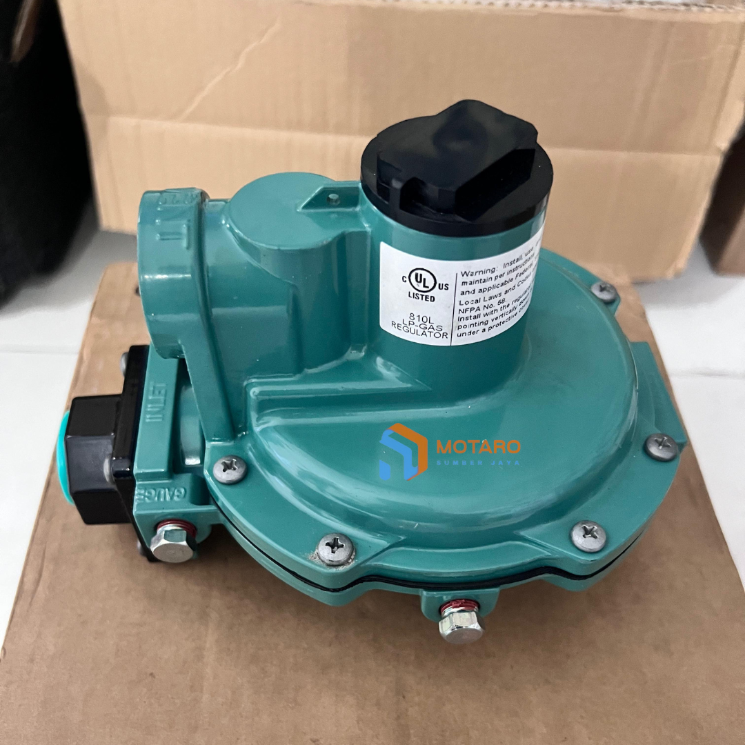 Supplier Fisher 810L LP-Gas Regulator - Regulator Gas Aliran Tinggi