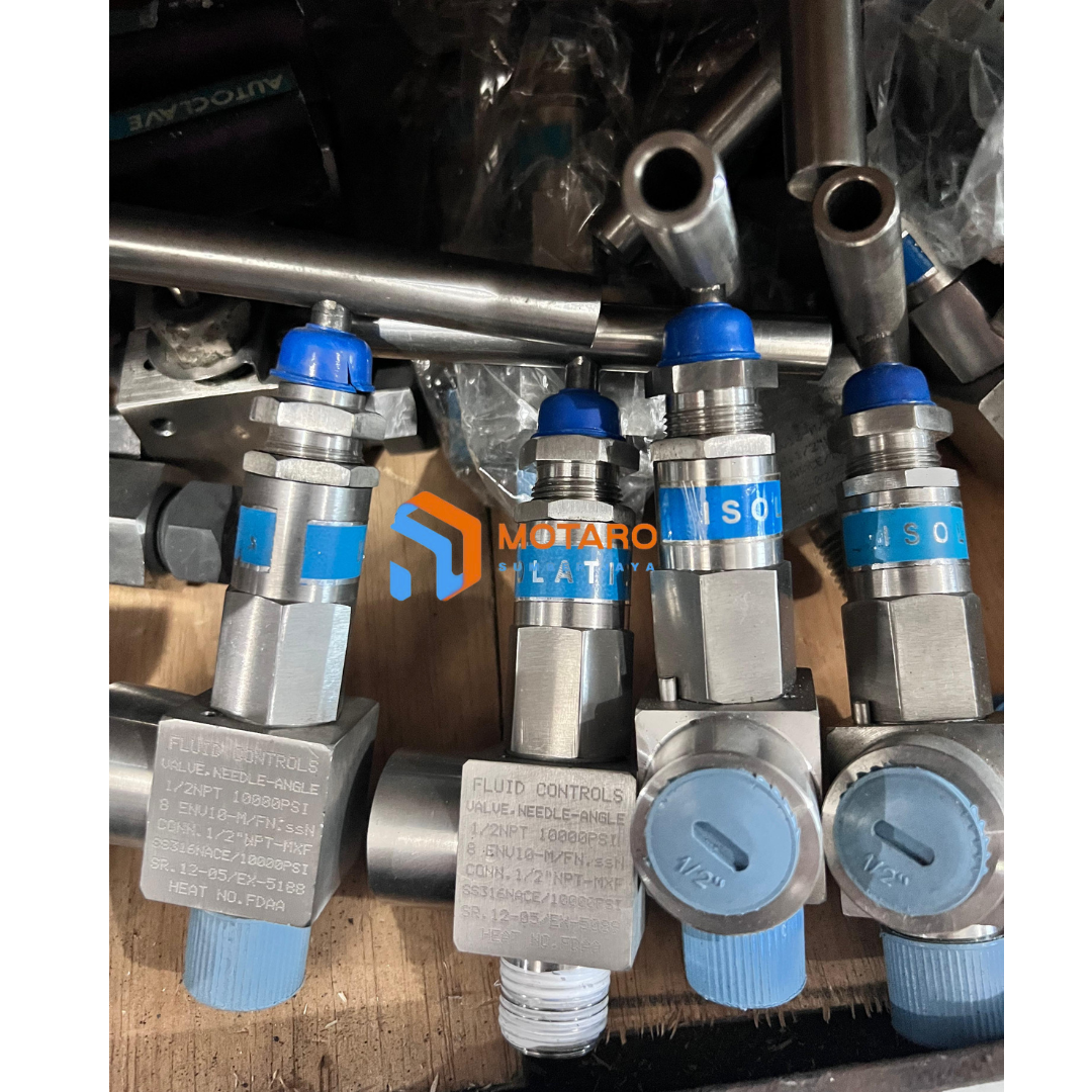 Fluid Controls - Angle Needle Valve NPT 10000 PSI SS316