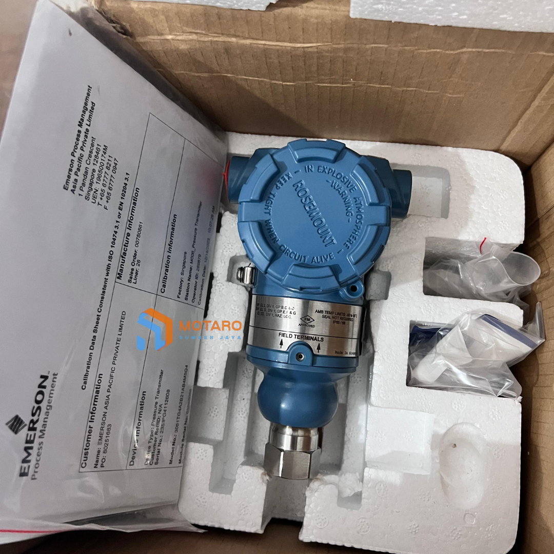 Supplier - Emerson Rosemount 3051 Pressure Transmitter