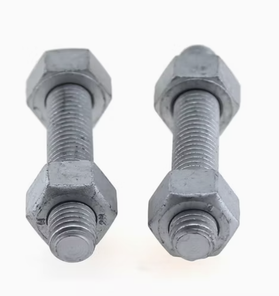 Stud Bolt Hot Dip Galvanis ASTM A193 Grade B7 Nut: ASTM A194 Gr. 2H - HDG