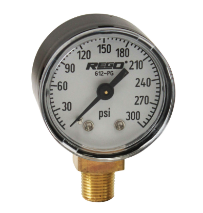 Rego – Pressure Gauges and Vent Valves - Manometer REGO 612-PG