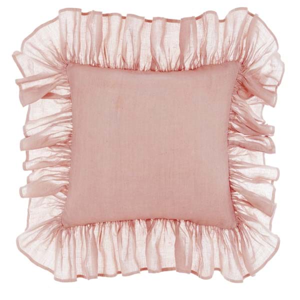 Cuscino in lino con gale