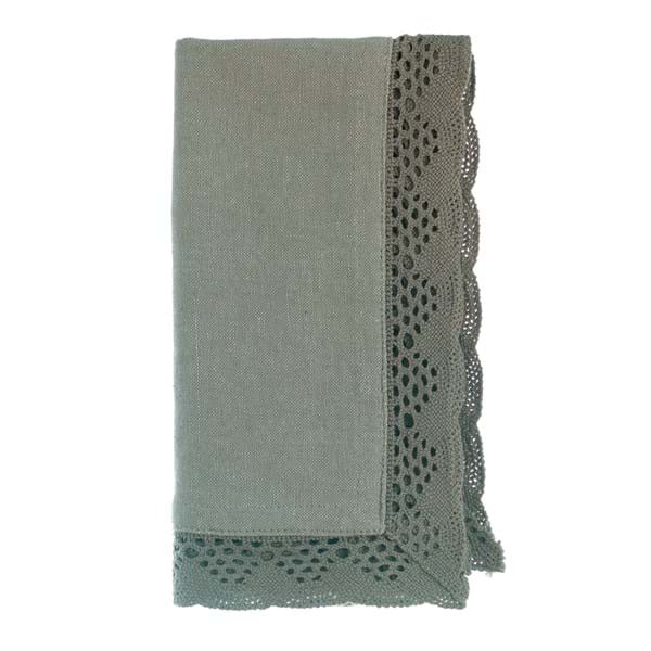 Tovagliolo con bordo in pizzo