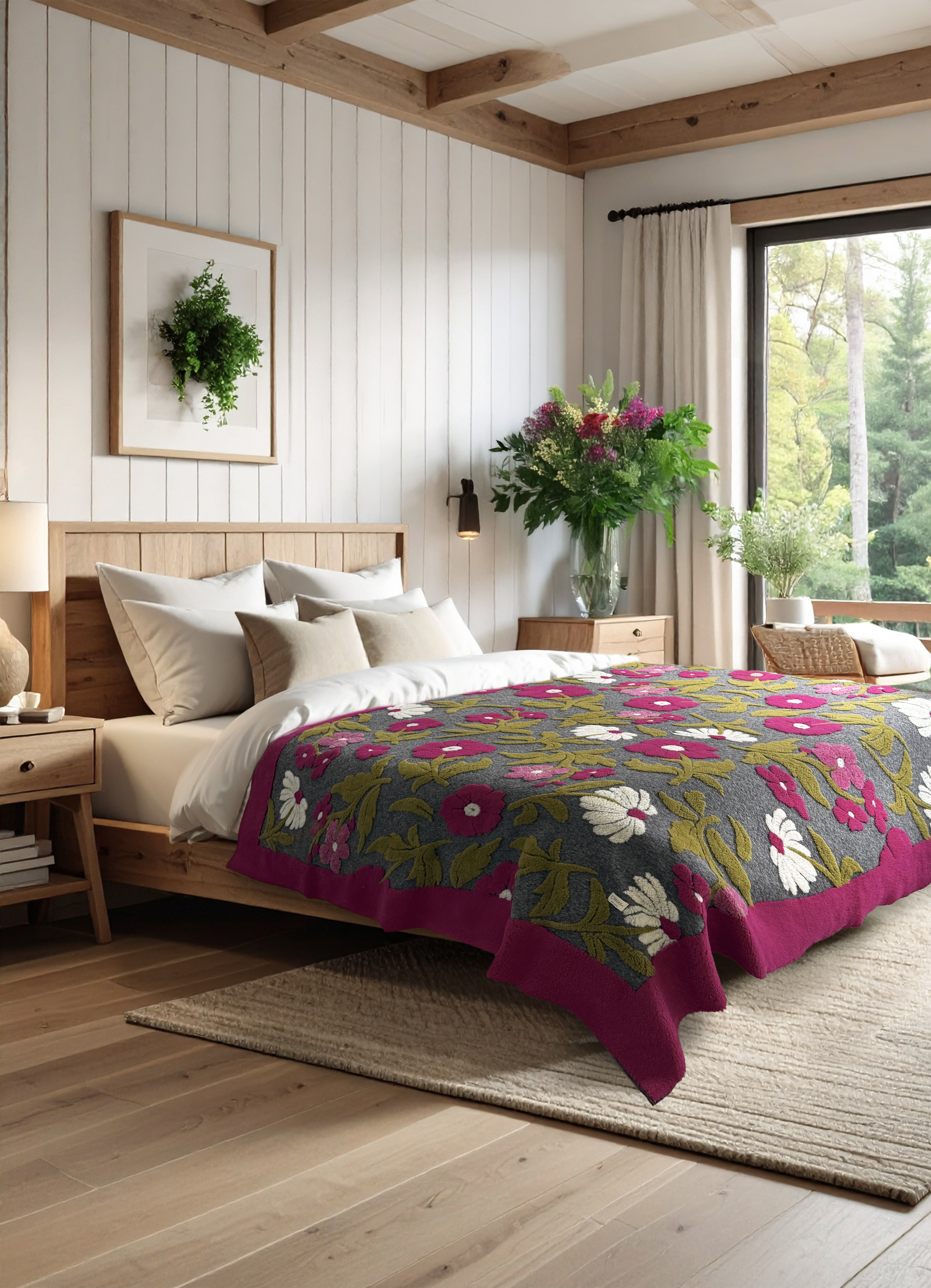 Coperta in lana cotta