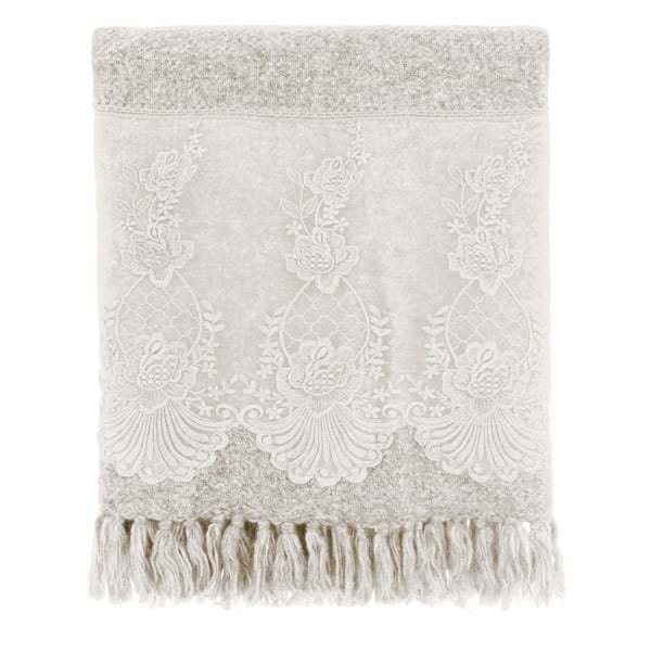 Plaid con pizzo Blanc Maticlo