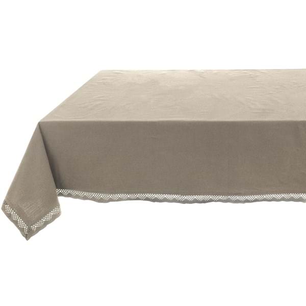 Tovaglia con bordo in pizzo Blanc Mariclo