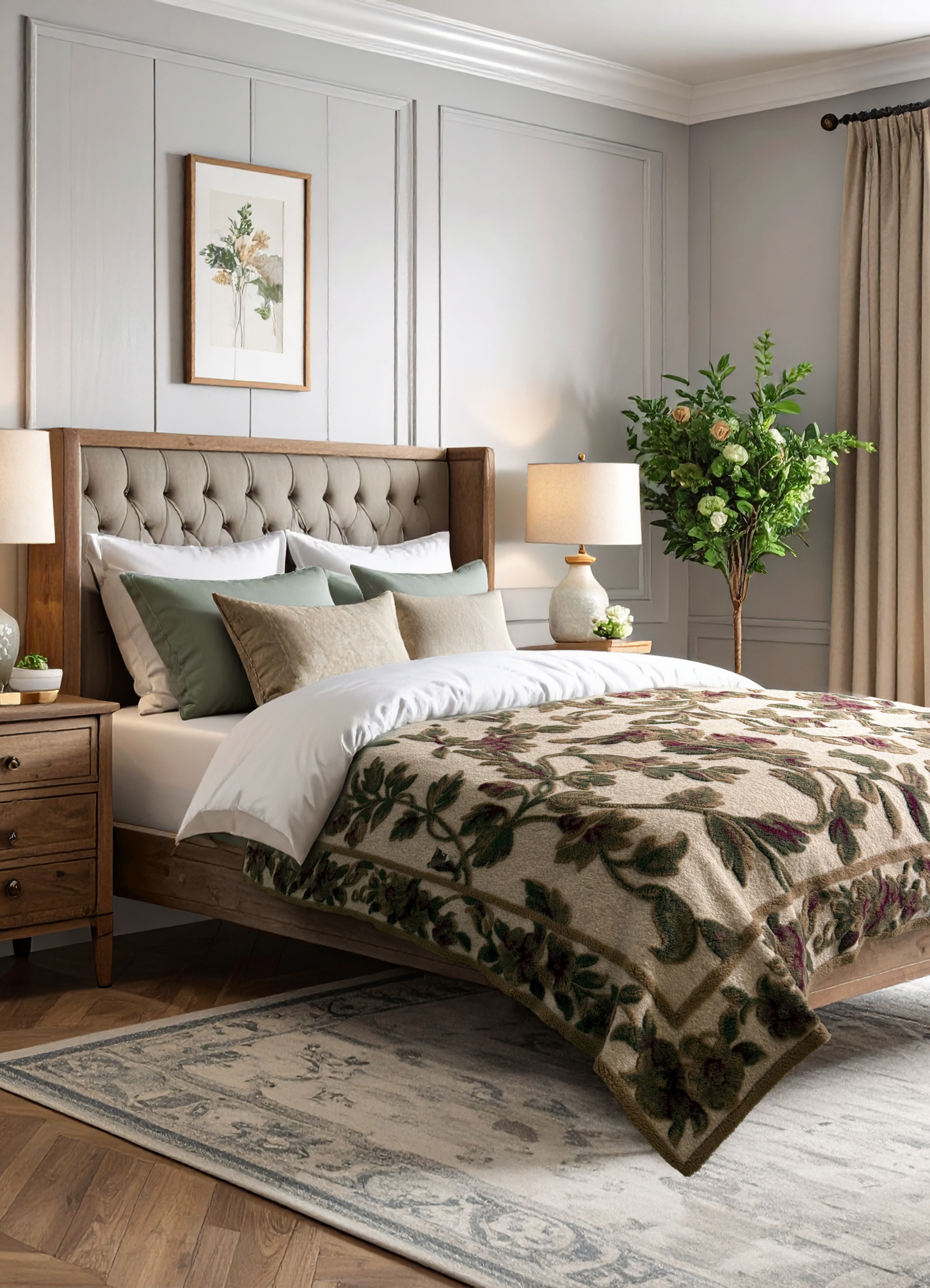 Coperta in lana cotta