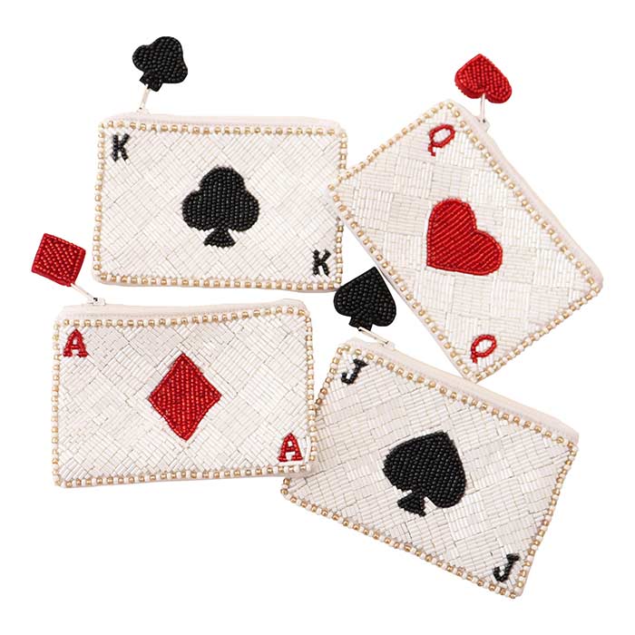 Porta Carte/Monete Poker - 4 Mod Ass