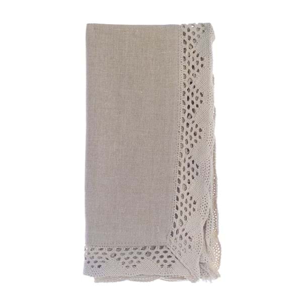 Tovagliolo con bordo in pizzo