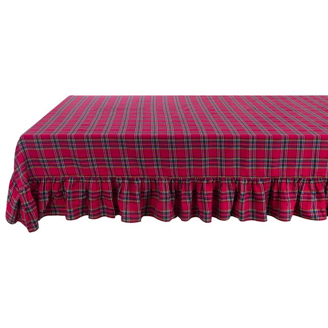 Tovaglia in tartan con rouge