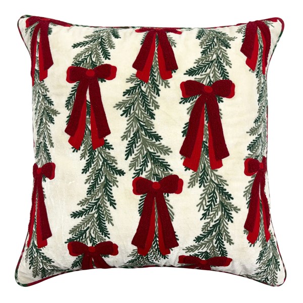 Cuscino ricamato Noel