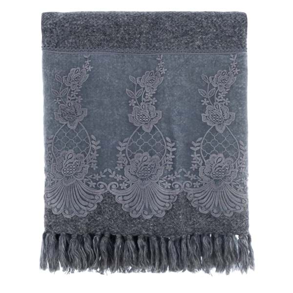 Plaid con pizzo Blanc Maticlo