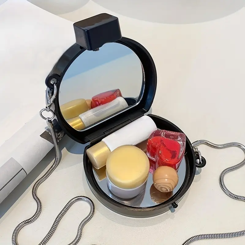 Skull Mini Crossbody Mirror Bag