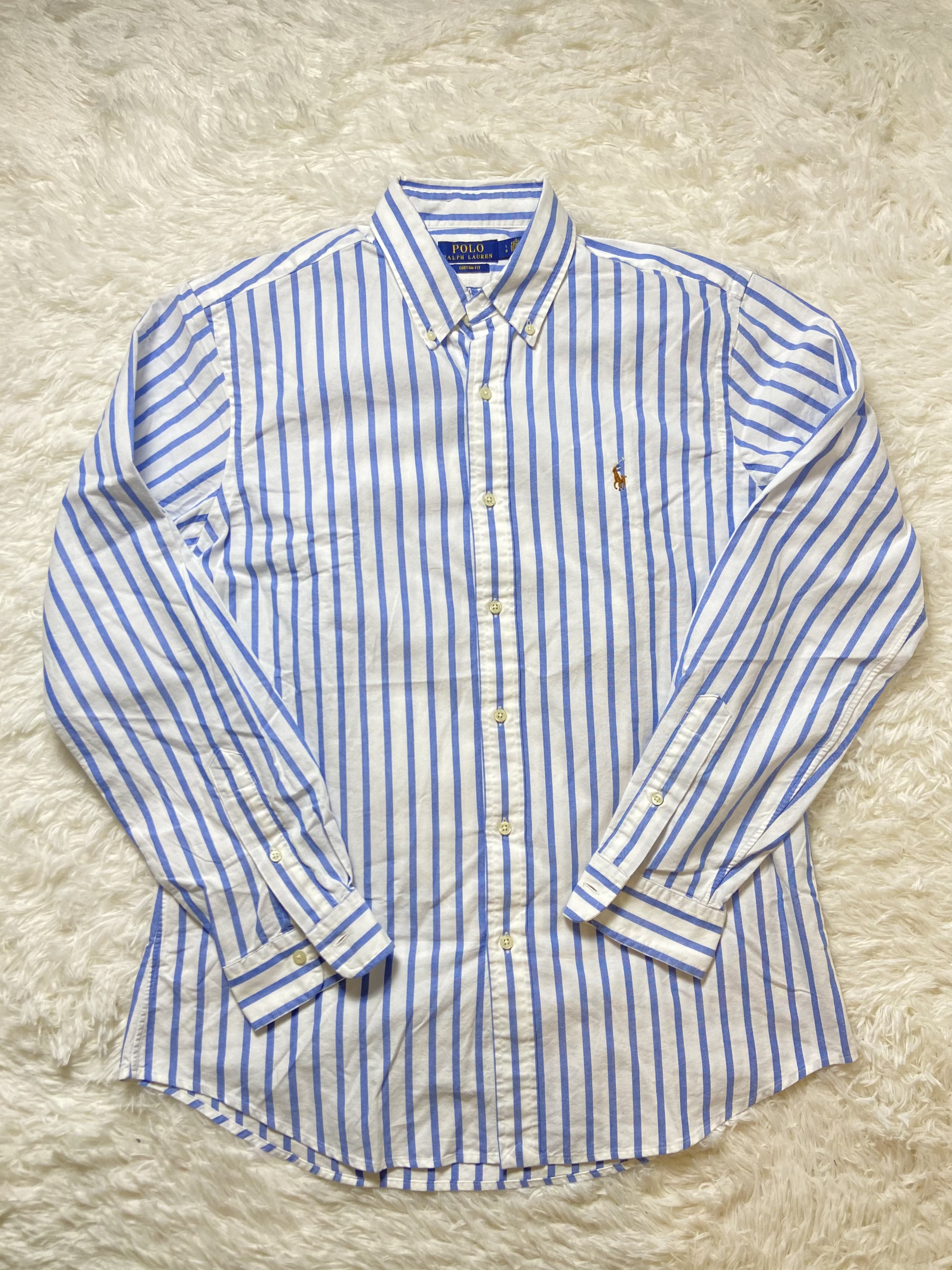 Chemise Oxford à rayure Ralph Lauren Custom Fit
