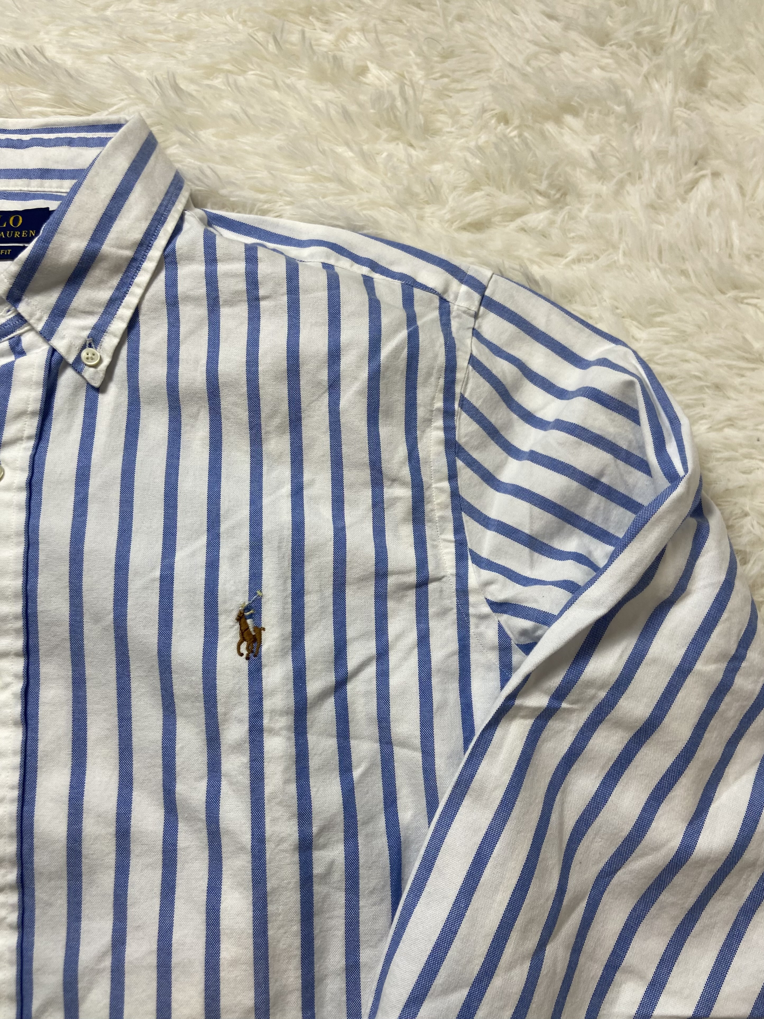 Chemise Oxford à rayure Ralph Lauren Custom Fit