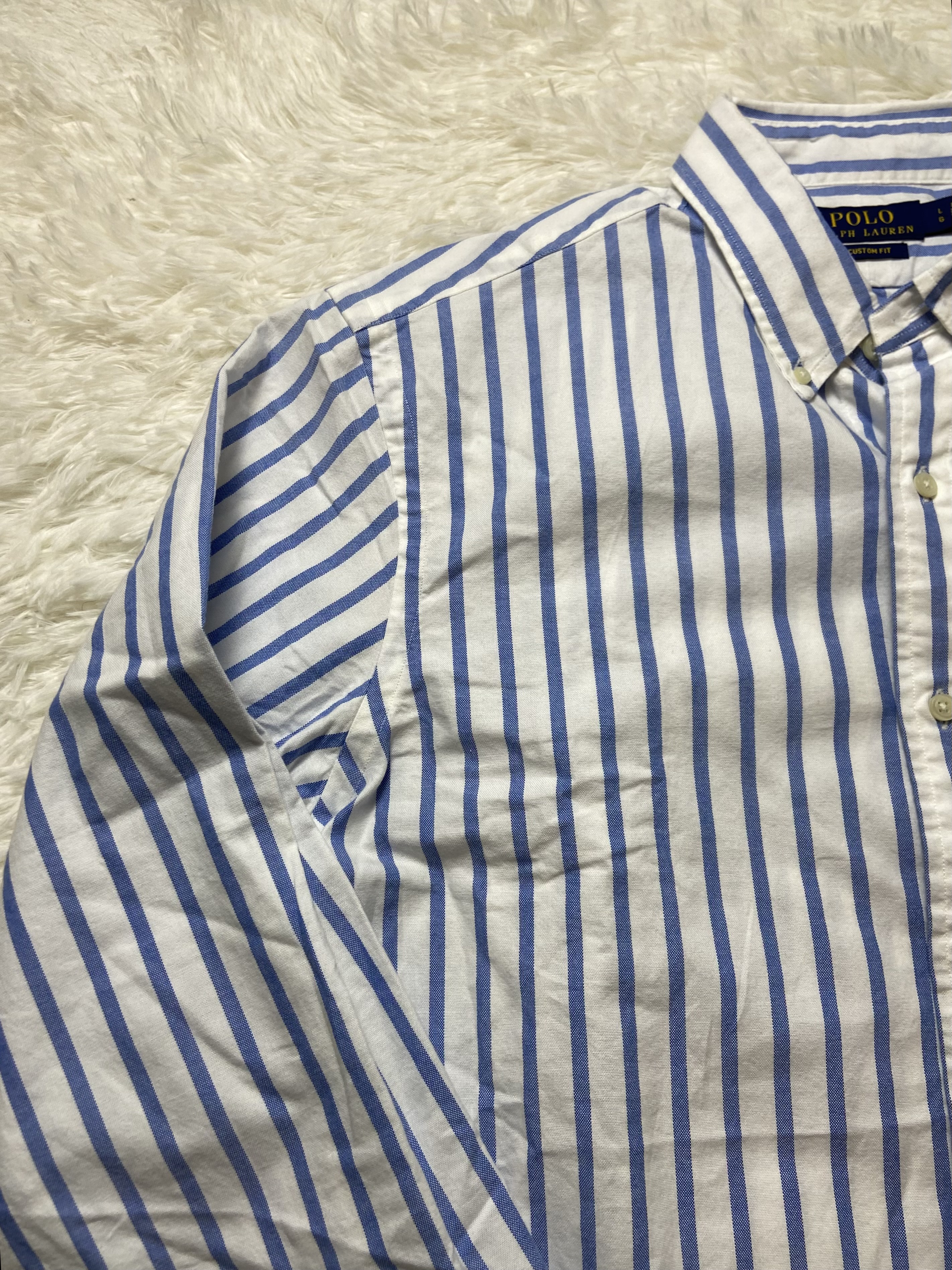 Chemise Oxford à rayure Ralph Lauren Custom Fit
