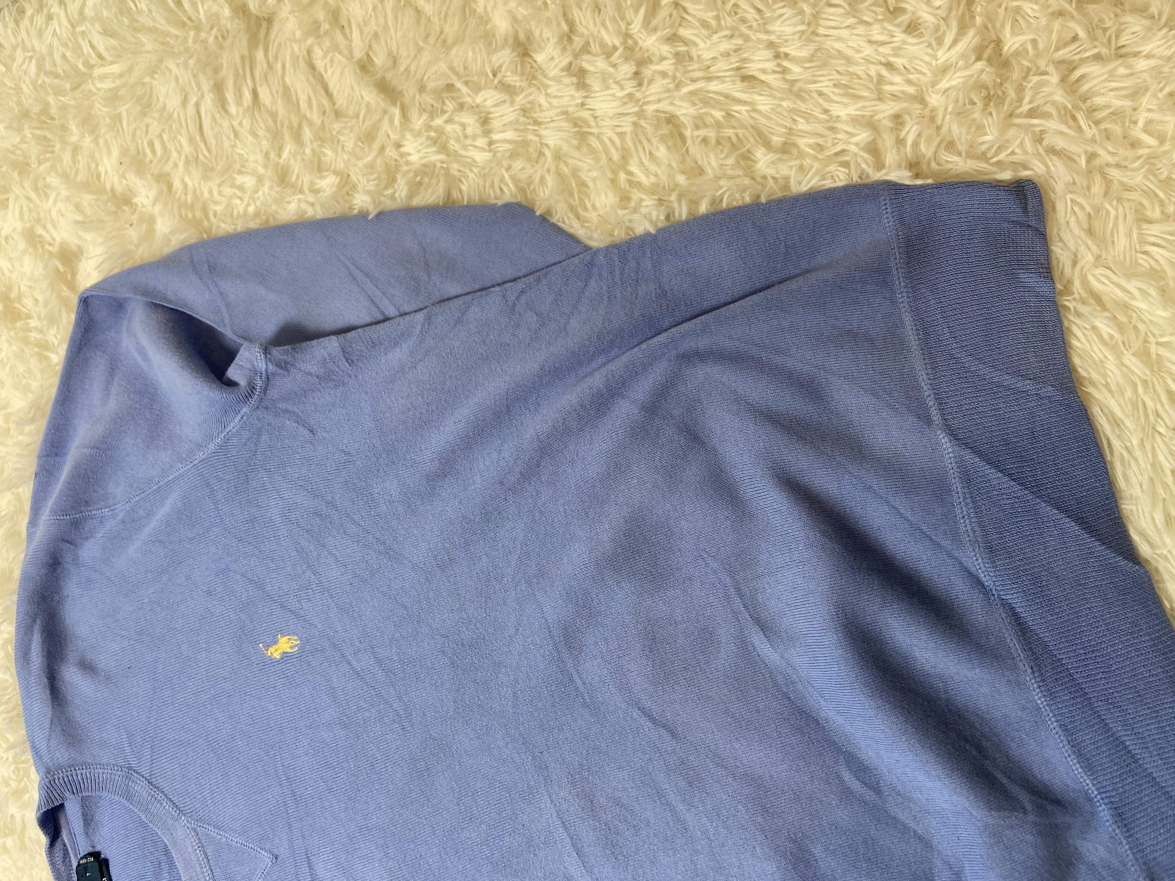 Pull à col rond Ralph Lauren bleu clair