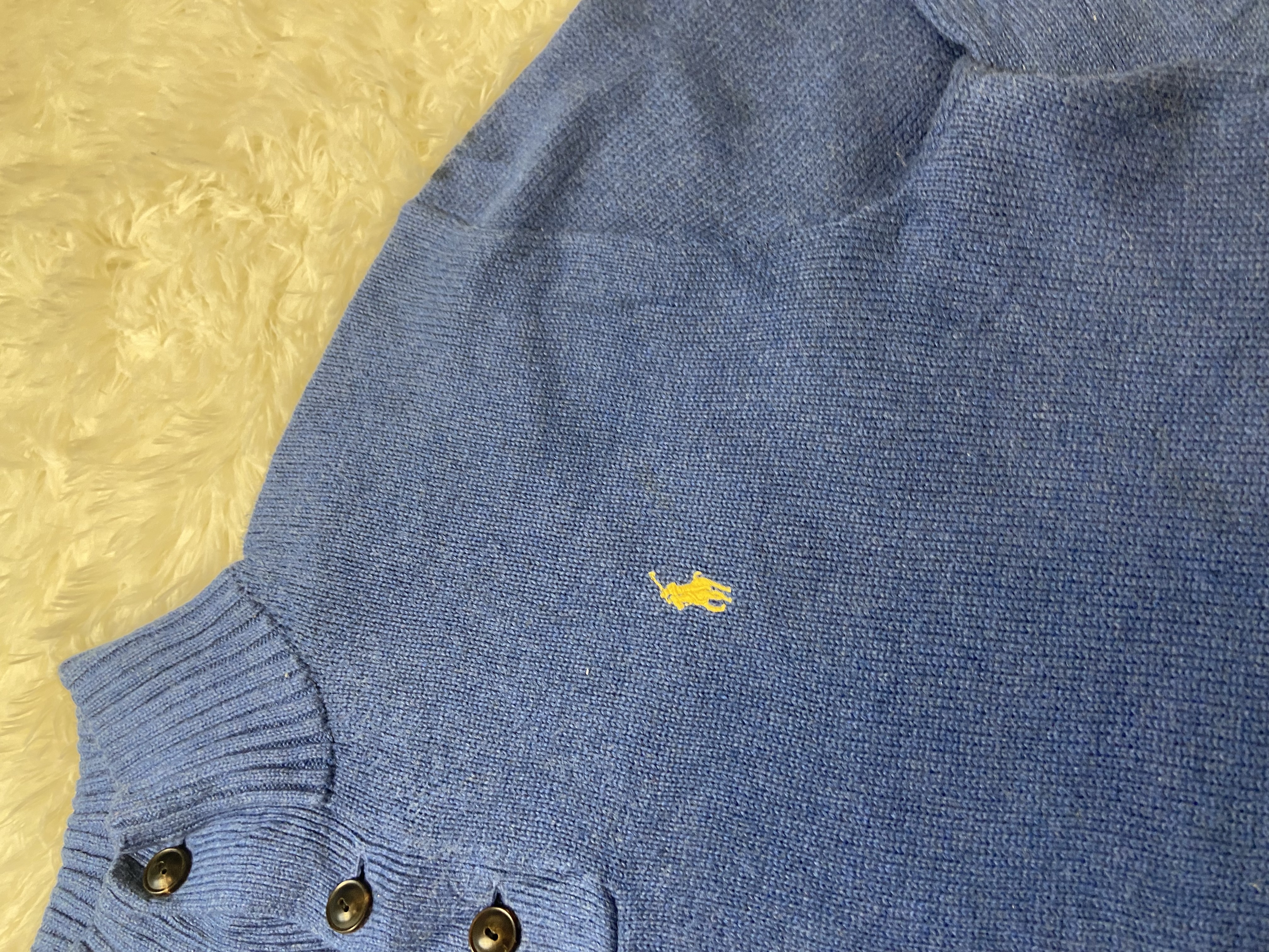 Pull à col boutonné Ralph Lauren homme XL 