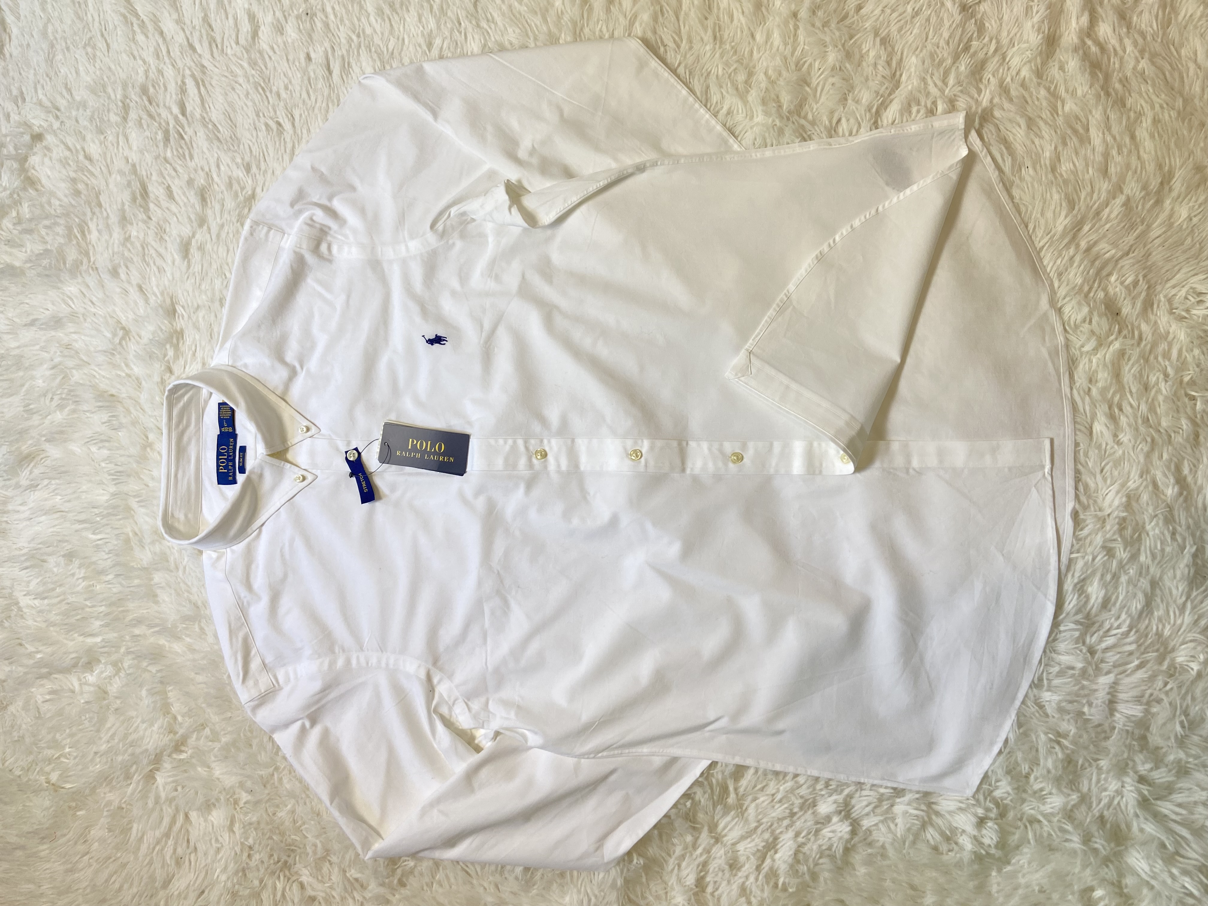 Chemise Ralph Lauren blanche en popeline 