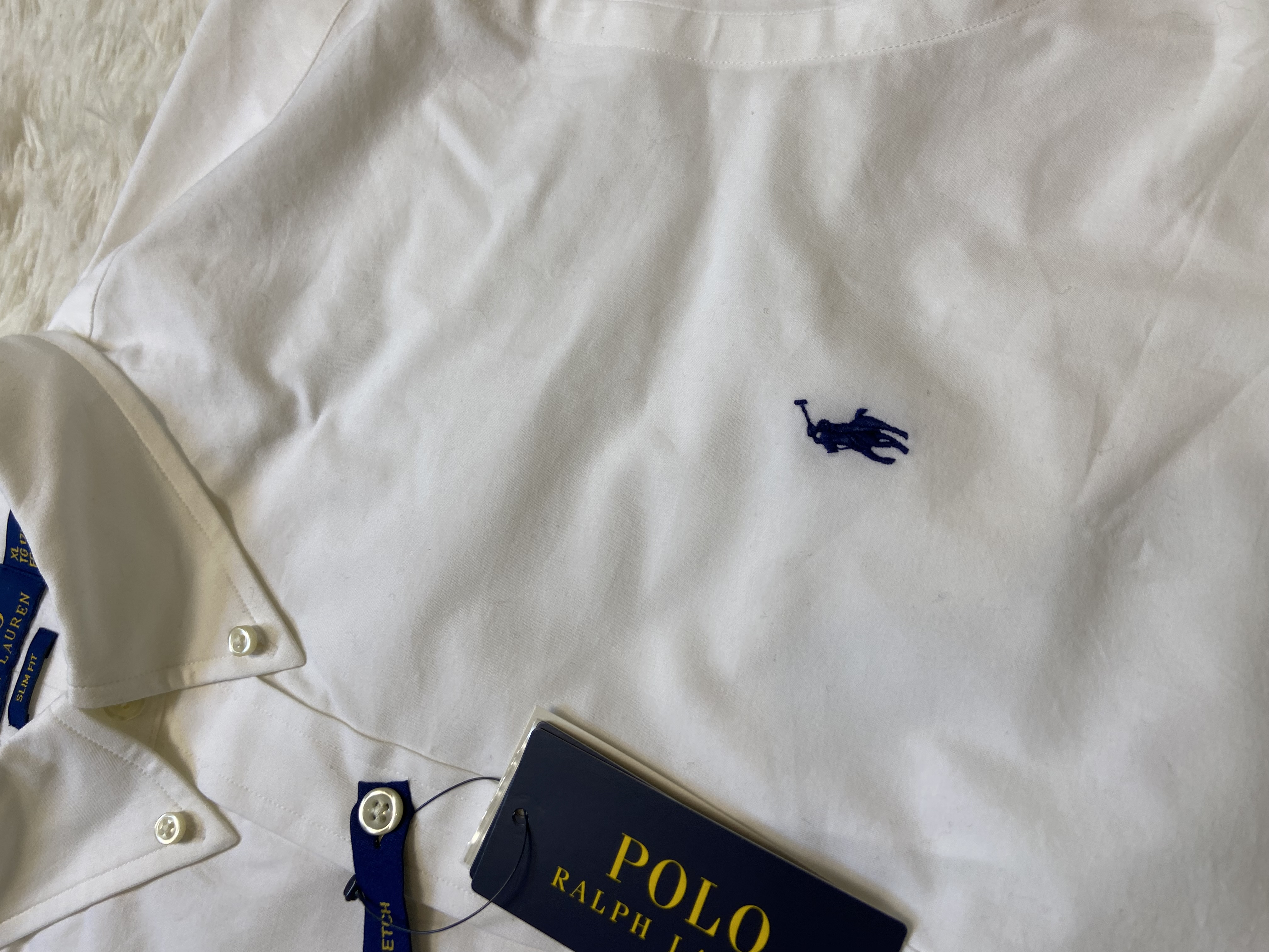 Chemise Ralph Lauren blanche en popeline 