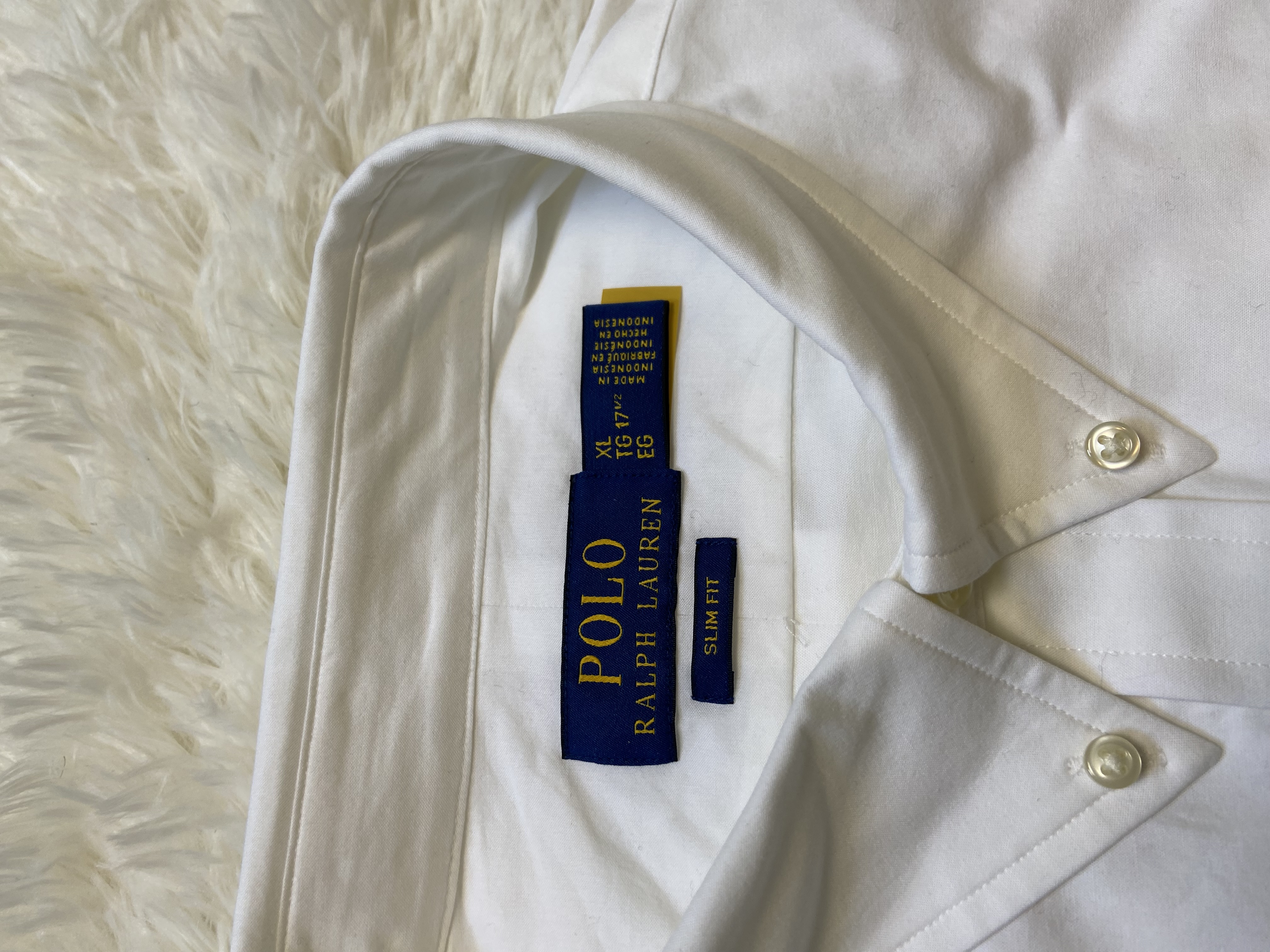 Chemise Ralph Lauren blanche en popeline 
