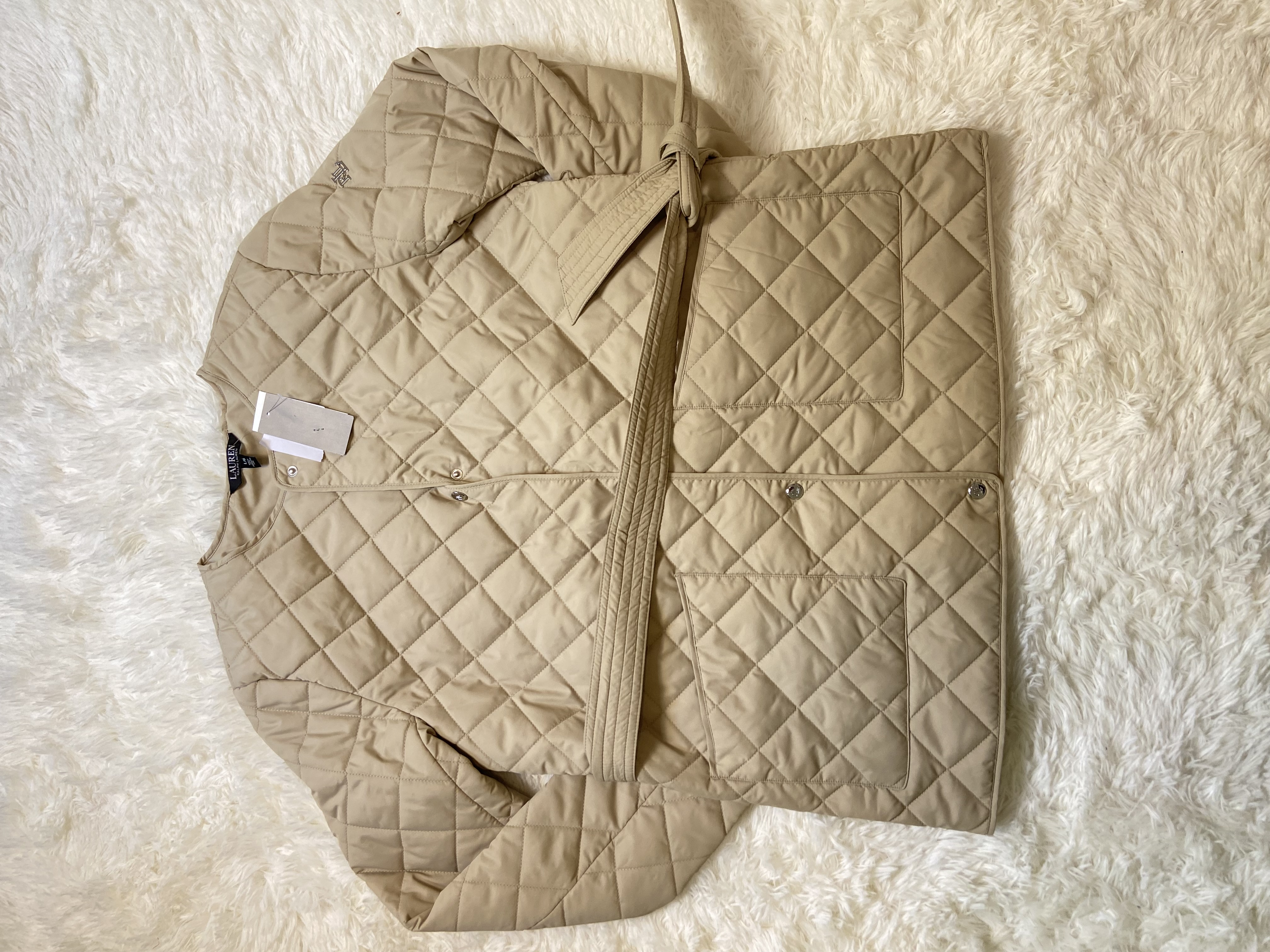 Veste matelassée Lauren Ralph Lauren beige